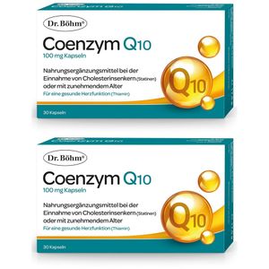 Dr. Böhm® Coenzym Q 10 - die ideale Ergänzung zu Cholesterinsenkern und für die Herzgesundheit thumbnail