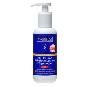 ALLERGIKA® Hydrolotio Sensitive AKUT - Juckreizlindernde SOS-Akutpflege bei trockener, zu Juckreiz und Entzündung neigender Haut, wie z. B. Neurodermitis, Nesselsucht, Insektensticken thumbnail