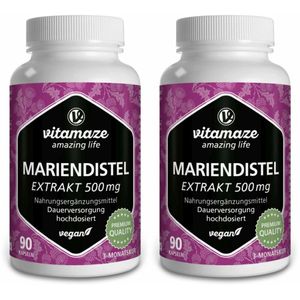 MARIENDISTEL 500 mg Extrakt hochdosiert vegan thumbnail