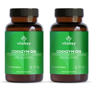 Vitabay Coenzym Q10 Ubiquinol 200 mg Bioaktiv - Hochdosiert thumbnail