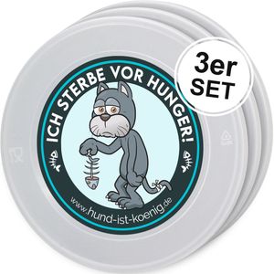 HUND IST KÖNIG® Dosendeckel, Deckel für Dosen halten Tierfutter frisch, schließen Gerüche ein thumbnail