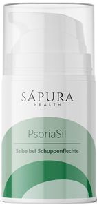 Mikrobiotische Schuppenflechte Creme | Psoriasis Salbe mit CBD und Postbiotika | PsoriaSil | SAPURA® thumbnail