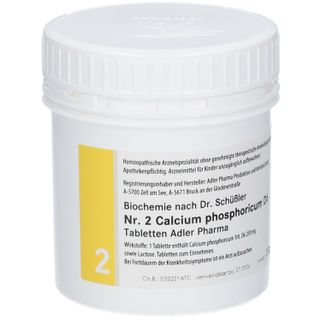 Adler Schüssler Salze Nr. 2 Calcium phosphoricum D6