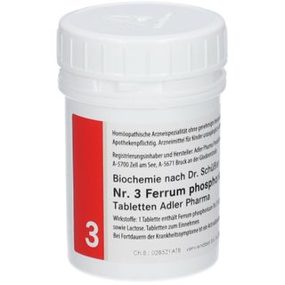 Adler Schüssler Salze Nr. 3 Ferrum phosphoricum D12