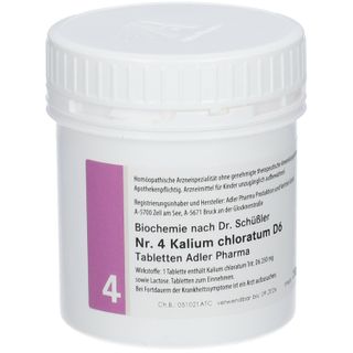Adler Schüssler Salze Nr. 4 Kalium Chloratum D6