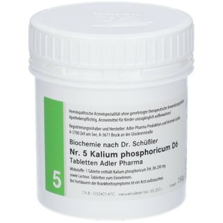 Adler Schüssler Salze Nr. 5 Kalium phosphoricum D6