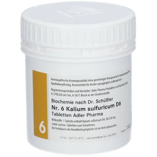 Adler Schüssler Salze Nr. 6 Kalium sulfuricum D6