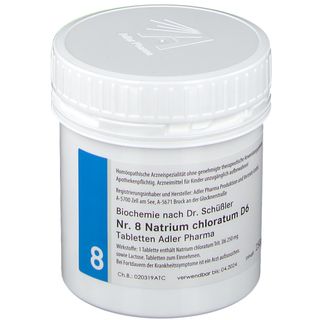 Adler Schüssler Salze Nr. 8 Natrium chloratum D6