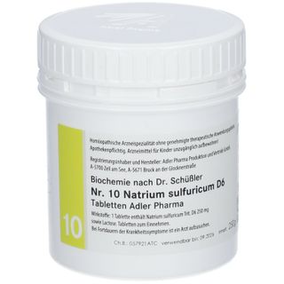 Adler Schüssler Salze Nr. 10 Natrium sulfuricum D6