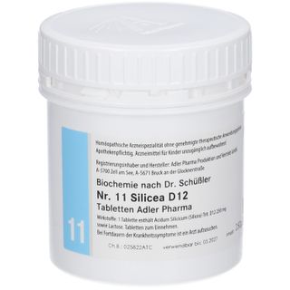 Adler Schüssler Salze Nr. 11 Silicea D12