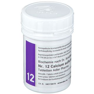 Adler Schüssler Salze Nr. 12 Calcium sulfuricum D6