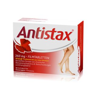 Antistax® 360 mg Filmtabletten bei Venenschwäche und Krampfadern