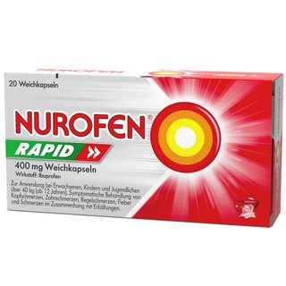 NUROFEN RAPID 400 mg Ibuprofen Weichkapseln - für langanhaltende Schmerzlinderung