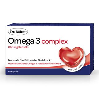 Dr. Böhm® Omega 3 complex Kapseln - Für normale Blutfettwerte und ein gesundes Herz