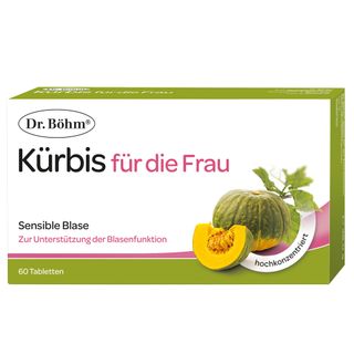 Dr. Böhm® Kürbis für die Frau – die pflanzliche Antwort auf Blasenschwäche