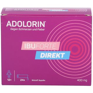 ADOLORIN® IBUFORTE DIREKT 400 mg 24 St - Shop Apotheke