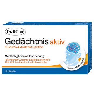 Dr. Böhm® Gedächtnis aktiv - die Antwort auf Vergesslichkeit: für Konzentration & geistige Leistung