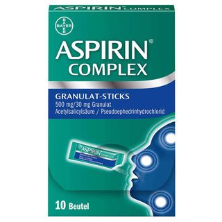 Aspirin® Complex Granulat-Sticks bei Erkältung mit Schnupfen und Fieber