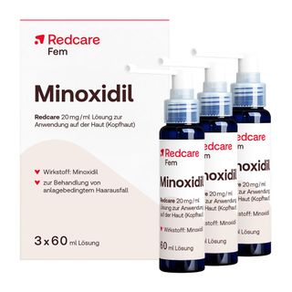 Redcare Minoxidil 20 mg/ml für Frauen
