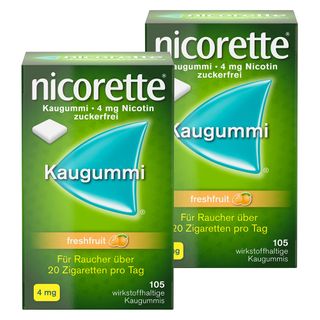 nicorette® Kaugummi freshfruit 4mg - Jetzt 10% sparen mit dem Code nicorette10*