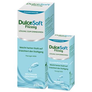 DulcoSoft® Flüssig Stuhlweichmacher bei träger Verdauung
