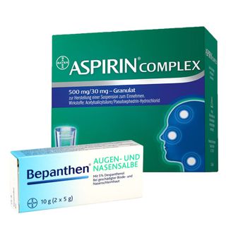 Aspirin Complex 500 mg/30 mg + Bepanthen Augen- und Nasensalbe
