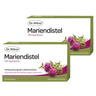Dr. Böhm® Mariendistel 140 mg Kapseln – Entgiftet, regeneriert & schützt die Leber