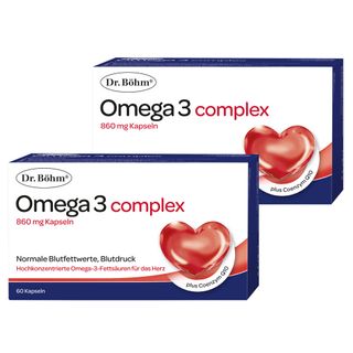 Dr. Böhm® Omega 3 complex Kapseln - Für normale Blutfettwerte und ein gesundes Herz