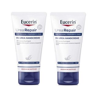 Eucerin® UreaRepair 5% Urea Handcreme schützt und pflegt sehr trockene und strapazierte Hände intensiv