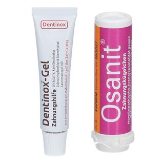 DENTINOX®-Gel Zahnungshilfe + Osanit® Zahnungskügelchen