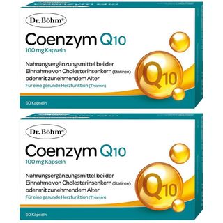 Dr. Böhm® Coenzym Q 10 - die ideale Ergänzung zu Cholesterinsenkern und für die Herzgesundheit