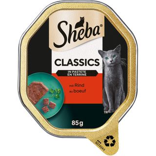 Sheba Schale 85g Classics in Pastete mit Rind