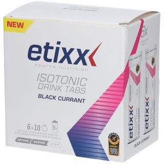 Etixx Isotonic Drink Tabs Schwarze Johannisbeere