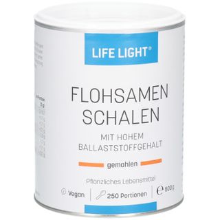 LIFE LIGHT Flohsamen Schalen gemahlen