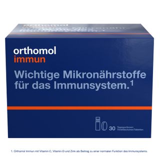 Orthomol Immun - Mikronährstoffe zur Unterstützung des Immunsystems - mit Vitamin C, Vitamin D und Zink - Trinkampullen/Tabletten