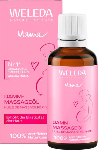 Weleda Damm-Massageöl - lockert & dehnt durch regelmäßige Massagen die Haut, für mehr Elastizität
