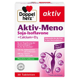 Doppelherz® aktiv Aktiv-Meno Soja-Isoflavone + Calcium + D3 Tabletten