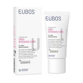 EUBOS Urea Intensive Care 5% Urea Gesichtscreme für trockene & spannende Haut