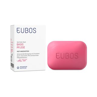 EUBOS Basis Pflege Fest Waschstück Rot für empfindliche Haut pH-hautneutral & seifenfrei