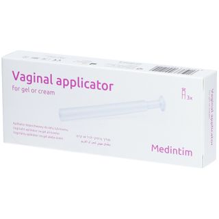 Vaginal Applikator für Gel und Crème