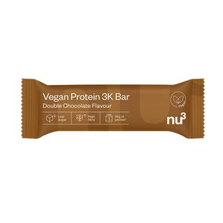 nu3 Vegan Protein 3K Bar Double Chocolate - Jetzt 20% sparen mit Code "SALENU3AT"