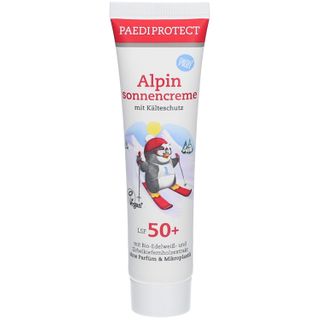 PAEDIPROTECT Alpinsonnencreme LSF 50+ – Sonnencreme Kinder mit Kälteschutz, wasserfest, vegan, 30 ml
