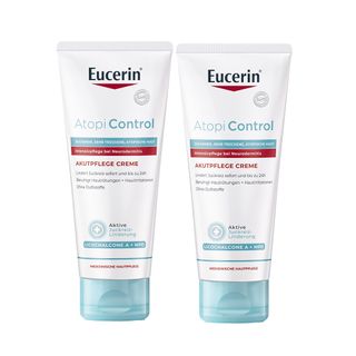 Eucerin® AtopiControl Akutpflege Creme hilft wirksam bei akuten Neurodermitisschüben, gegen Juckreiz, Hautrötungen und Entzündungen