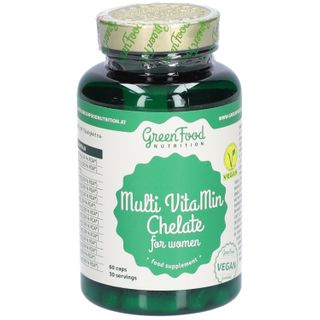 GreenFood Nutrition Multi VitaMin Chelate für Frauen