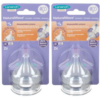 Lansinoh Natural Wave Silikonsauger S