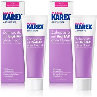 MAMA KAREX Zahnpasta Wirksamer Karies-Schutz mit BioHAP*  ab der Schwangerschaft