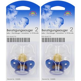 Baby-Frank® Beruhigungssauger aus Naturkautschuklatex dunkelblau