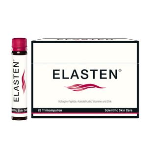 ELASTEN® Kollagen Trinkampullen für schöne Haut – das studiengeprüfte Original, mit Acerola, Vitamin C, Zink, Biotin
