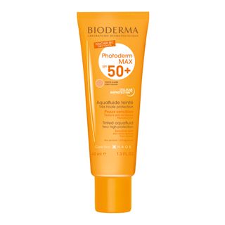 BIODERMA Photoderm MAX Aquafluide Clair SPF 50+ Mattierender, hell getönter, Sonnenschutz