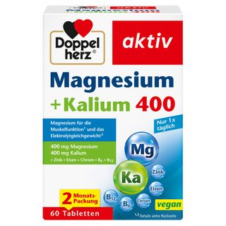Doppelherz® aktiv Magnesium +Kalium 400